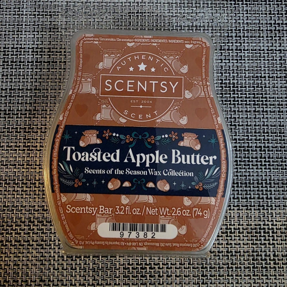 New! Scentsy Toasted Apple Butter Bar